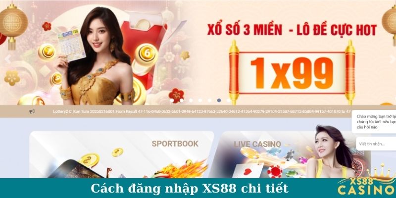 Cách đăng nhập XS88 chi tiết