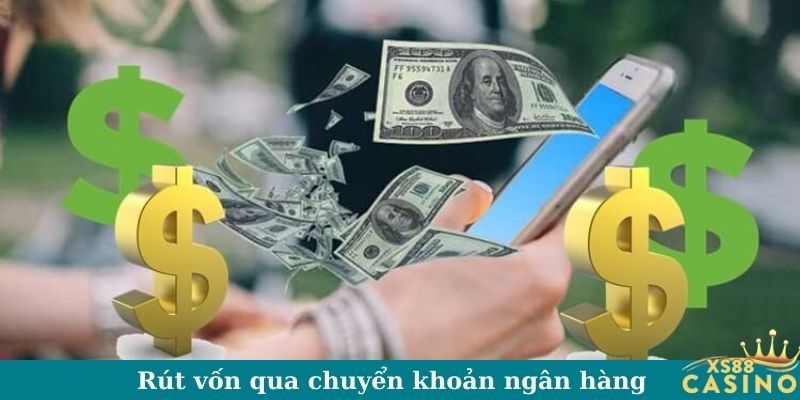 Rút vốn qua chuyển khoản ngân hàng