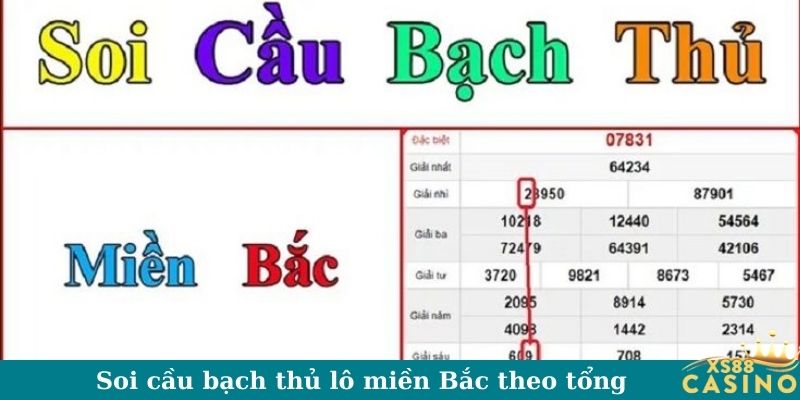 Soi cầu bạch thủ lô miền Bắc theo tổng